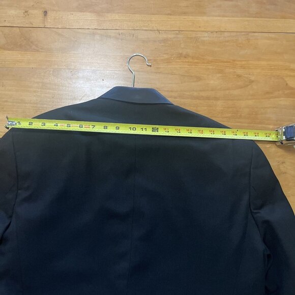 Men's Tuxedo Jacket Sz 54 Satin Collar&pockets 2 Button - Picture 9 of 12